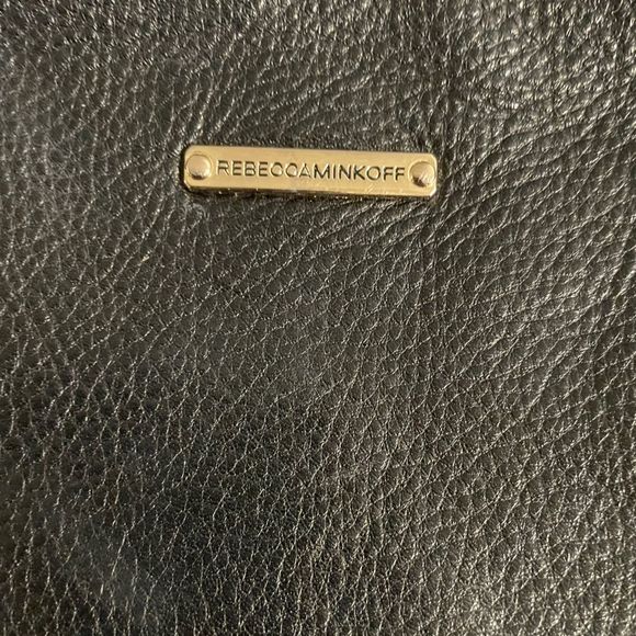 Rebecca Minkoff Mini 5 Zip Leather Crossbody Bag Black One Size Women's - Picture 3 of 14